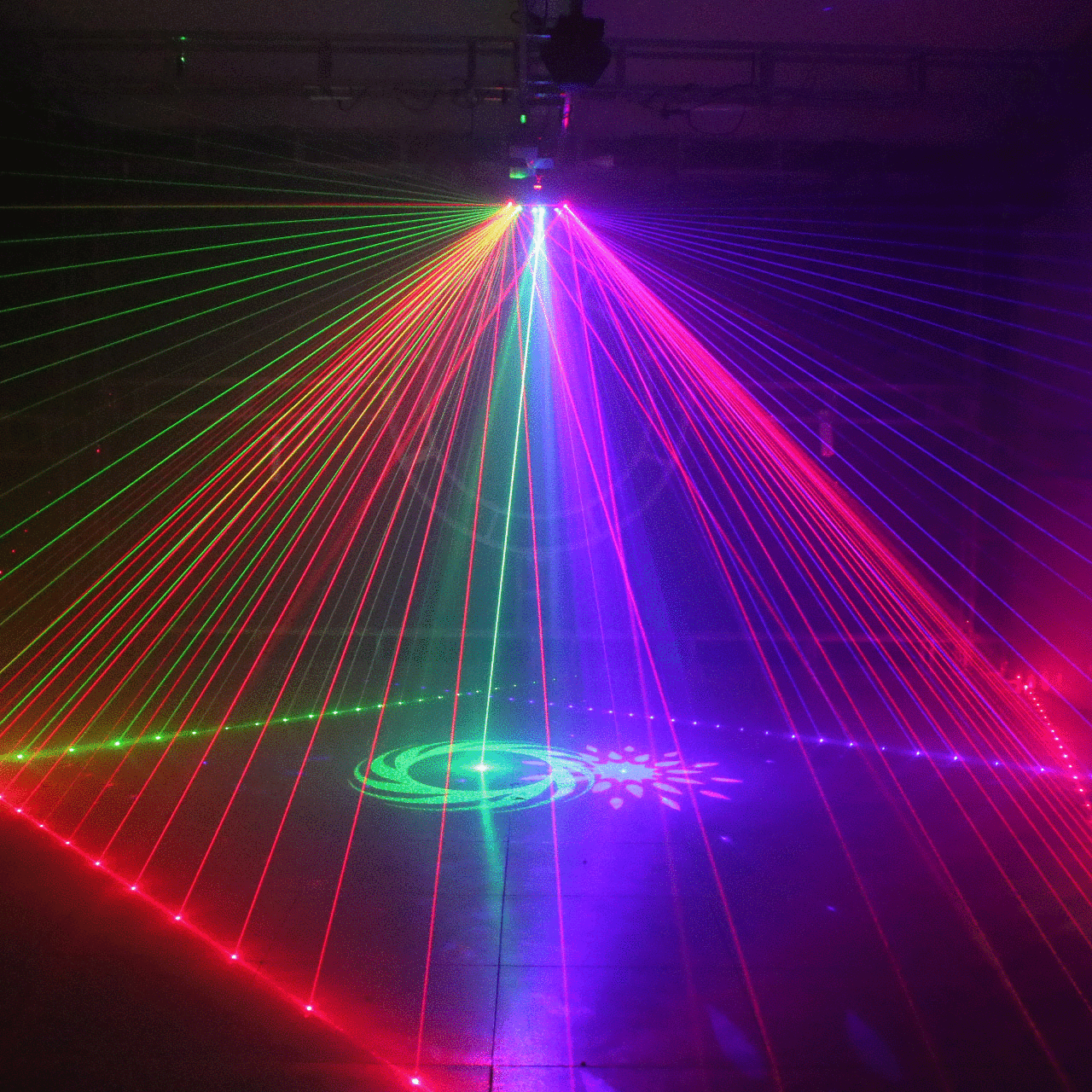 6 Lens Scan Laser Stage Light Line Beam DJ Lights