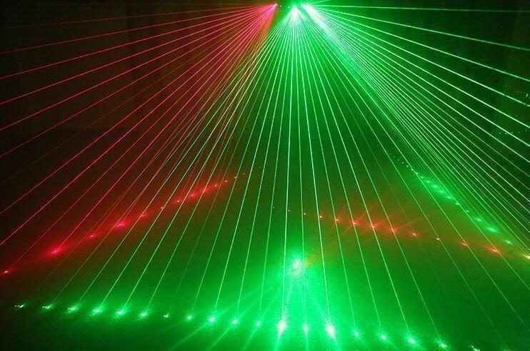 6 Lens Scan Laser Stage Light Line Beam DJ Lights