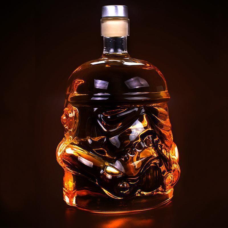 Star Wars Glass Storm trooper Decanter