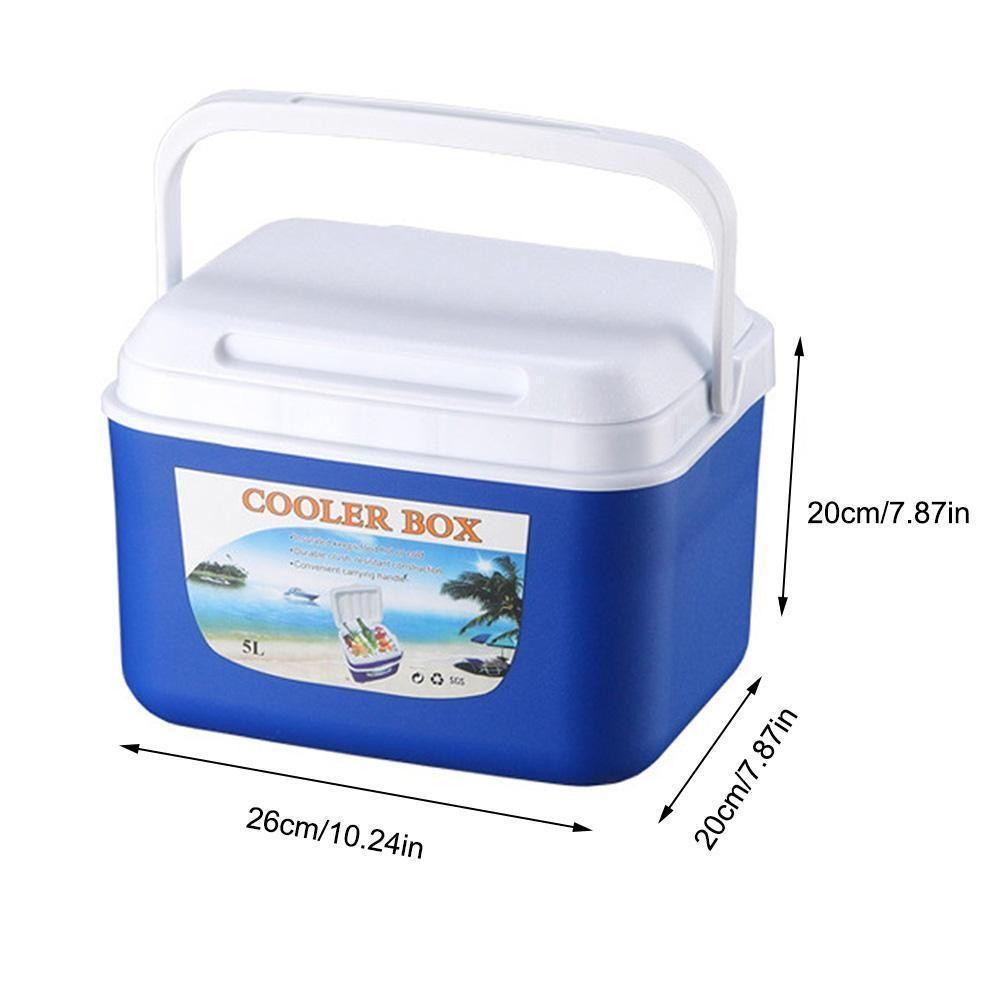 5L Outdoor Incubator Portable Food Storage Box Car Cold Box Fishing Box Cooler Fridge Box For Travel